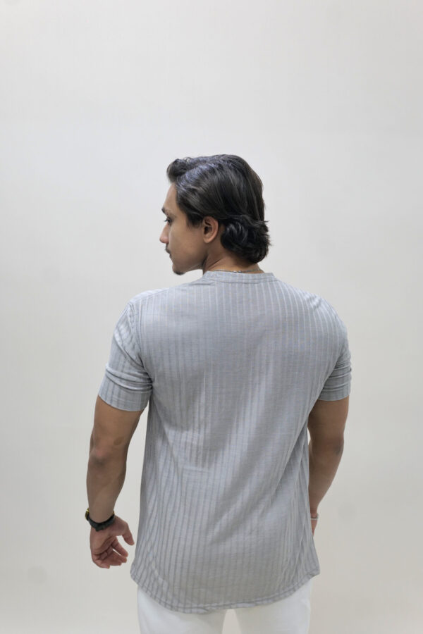 Drop Needle Grey T-shirt - Image 4