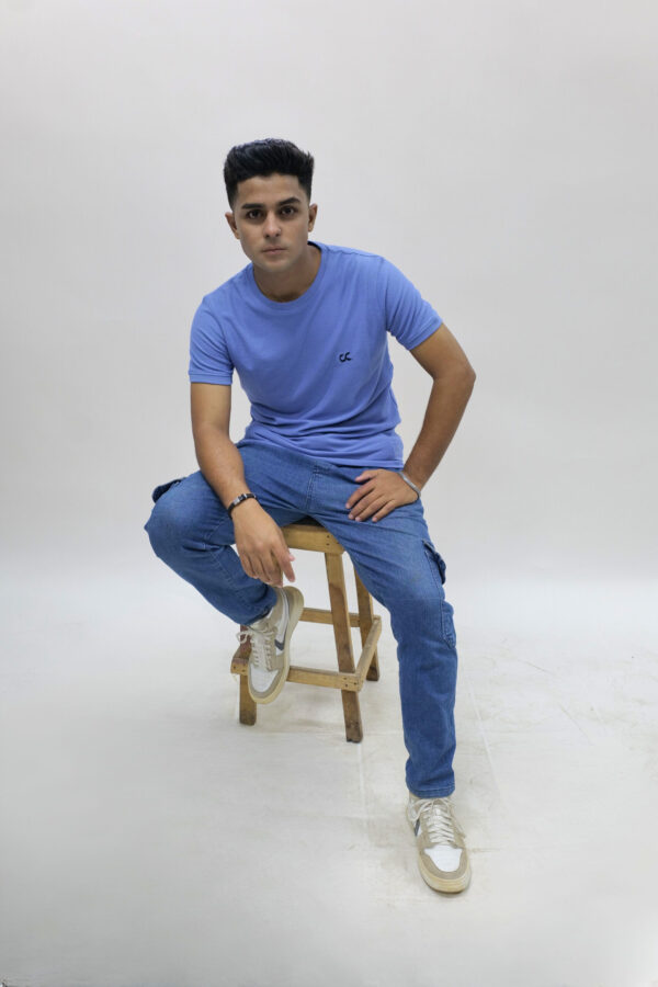Popcorn Blue T-shirt - Image 2
