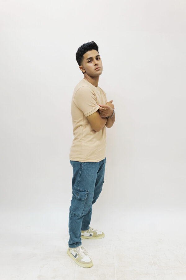 Popcorn Cream T-shirt - Image 2