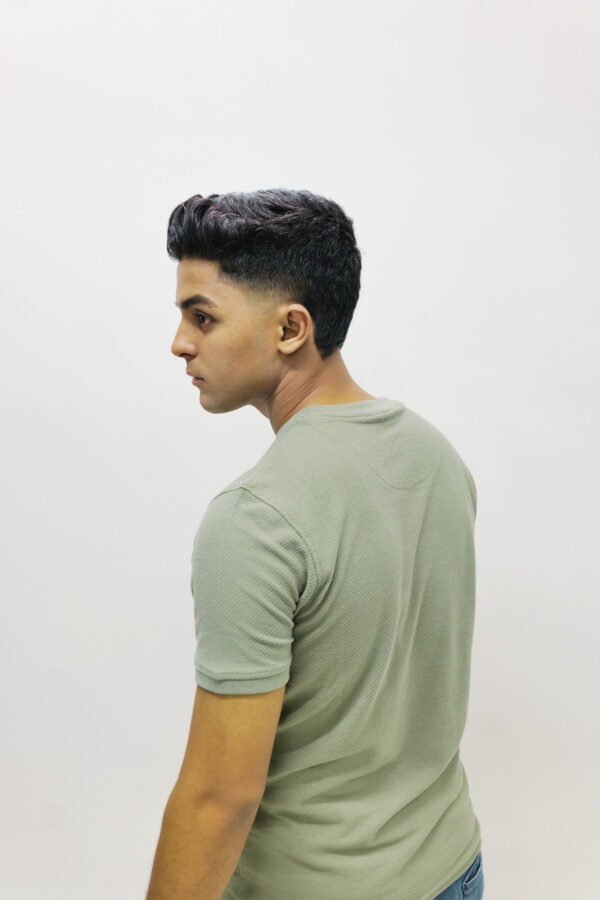 Popcorn Olive Green T-shirt - Image 2