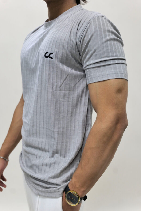 Drop Needle Grey T-shirt - Image 3