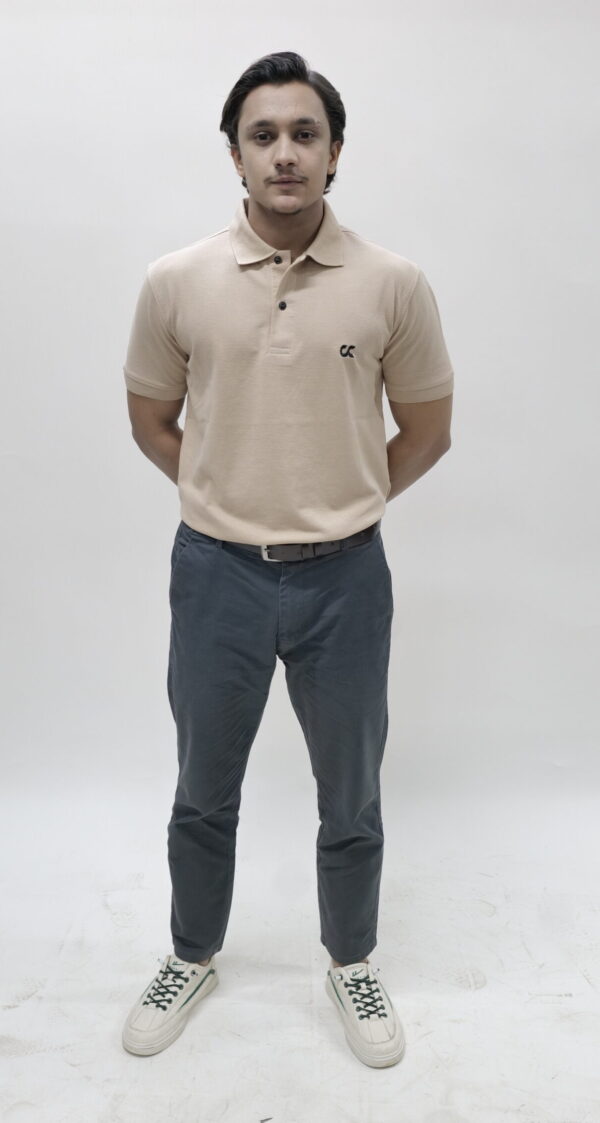 Popcorn Cream Polo