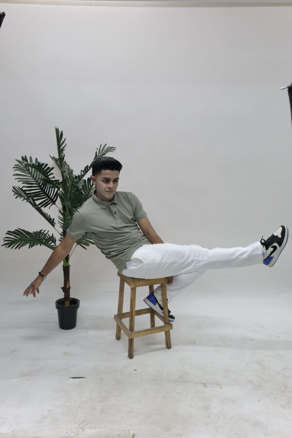 Popcorn Green Polo - Image 4