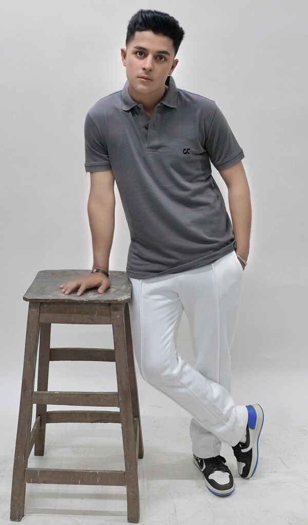 Popcorn Grey Polo