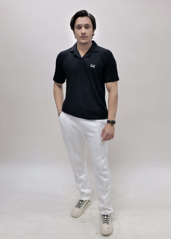 Black Drop Needle Revere Polo - Image 3