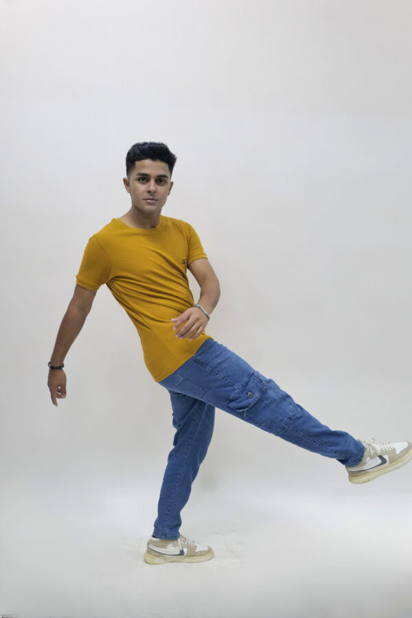 Popcorn Mustard T-shirt - Image 3